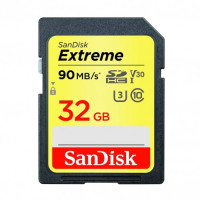 SanDisk Extreme 32GB 90mbps SDHC UHS-I Memory Card